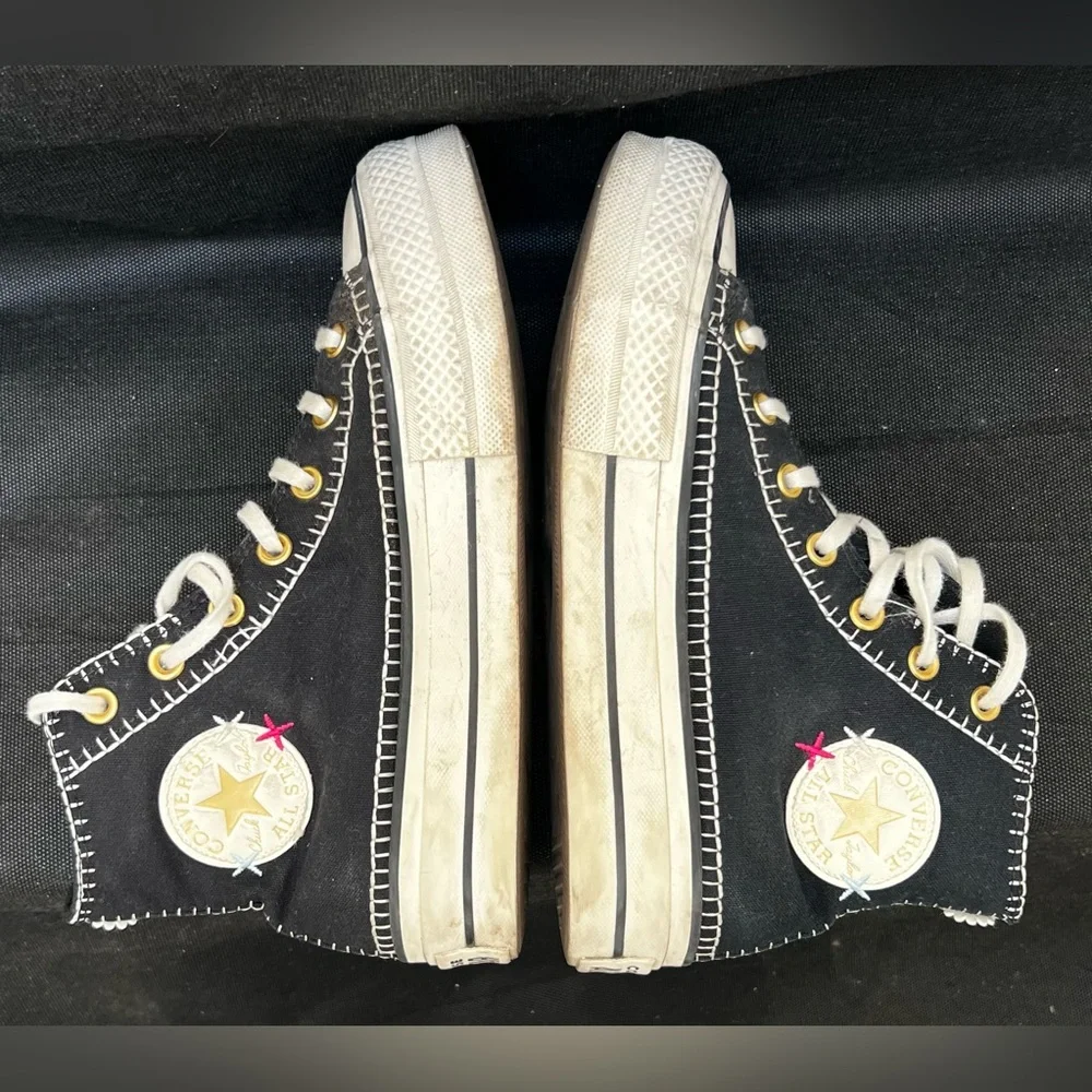 Women Converse Chuck Taylor All Star LIFT HI Crafted Stitching (A08731C)
